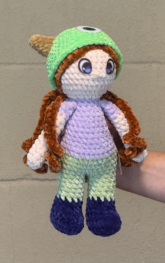 Girl Doll with Alien Hat